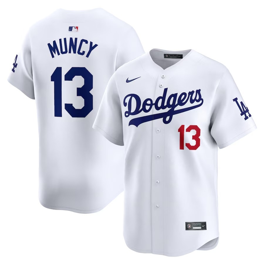 Men's Los Angeles Dodgers Max Muncy Nike White Home Limited Player Jersey - Jersey