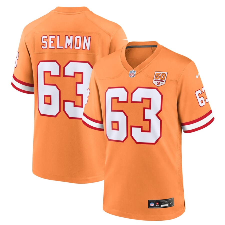 Men's Tampa Bay Buccaneers Lee Roy Selmon Nike Creamsicle 50th Season Game Jersey - Jersey