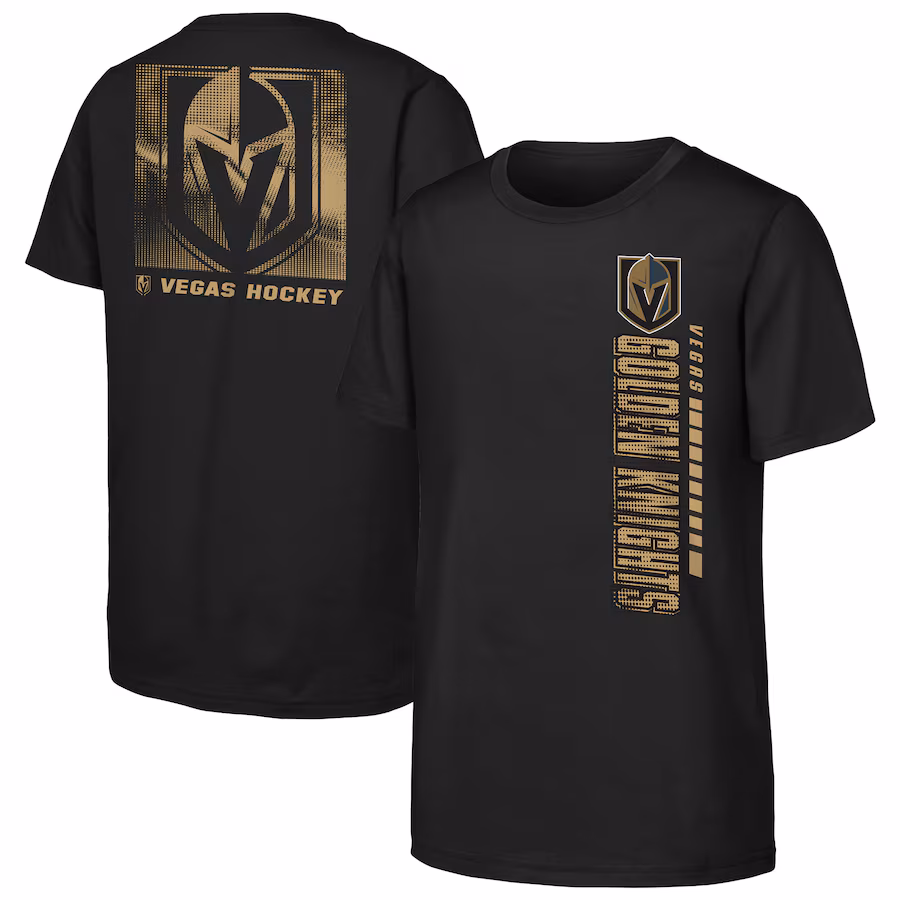 Youth Vegas Golden Knights Black Atmosphere T-Shirt - Jersey