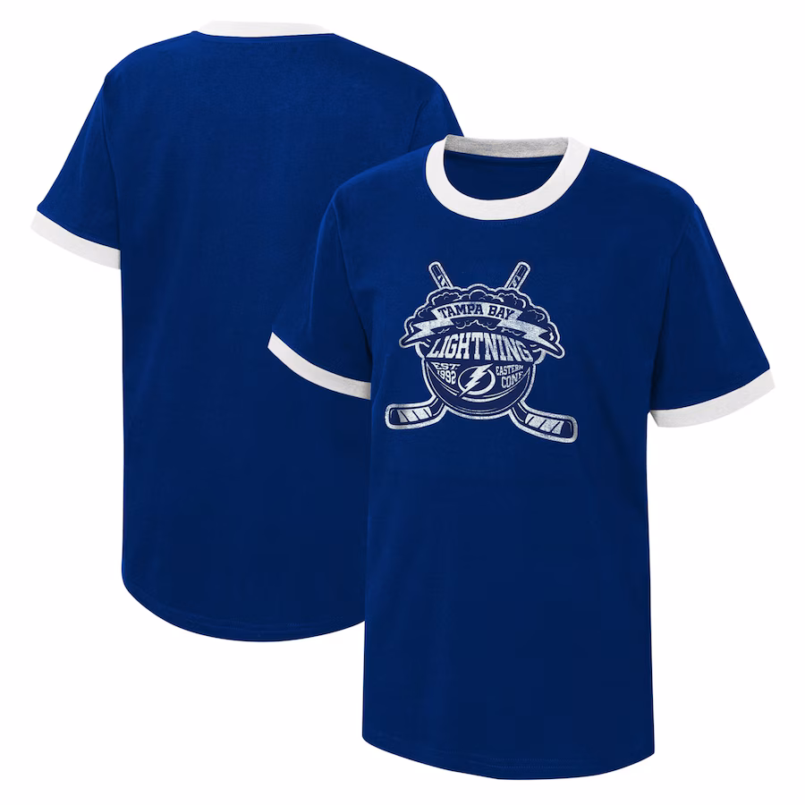 Youth Tampa Bay Lightning Blue Ice City T-Shirt - Jersey