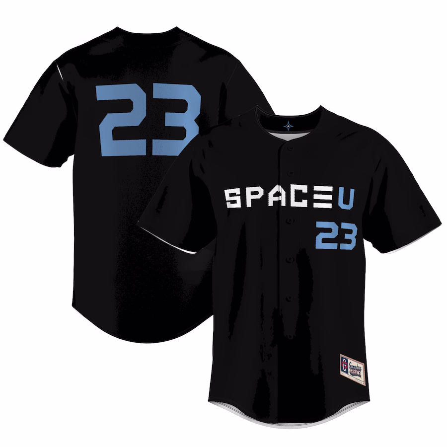 #23 UCF Knights GameDay Greats Unisex Space Game Lightweight Softball Jersey - Black - Jersey