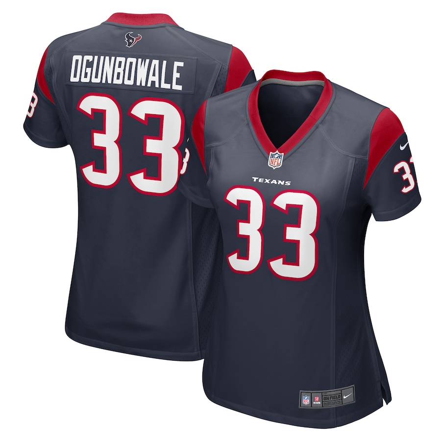 Women's Houston Texans Dare Ogunbowale Nike Navy Game Player Jersey - Jersey