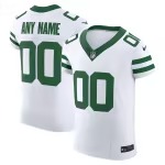 Men's New York Jets Nike White Vapor F.U.S.E. Elite Custom Jersey - Jersey