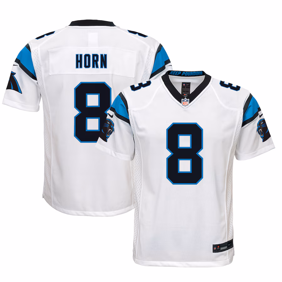 Youth Carolina Panthers Jaycee Horn Nike White Game Jersey - Jersey