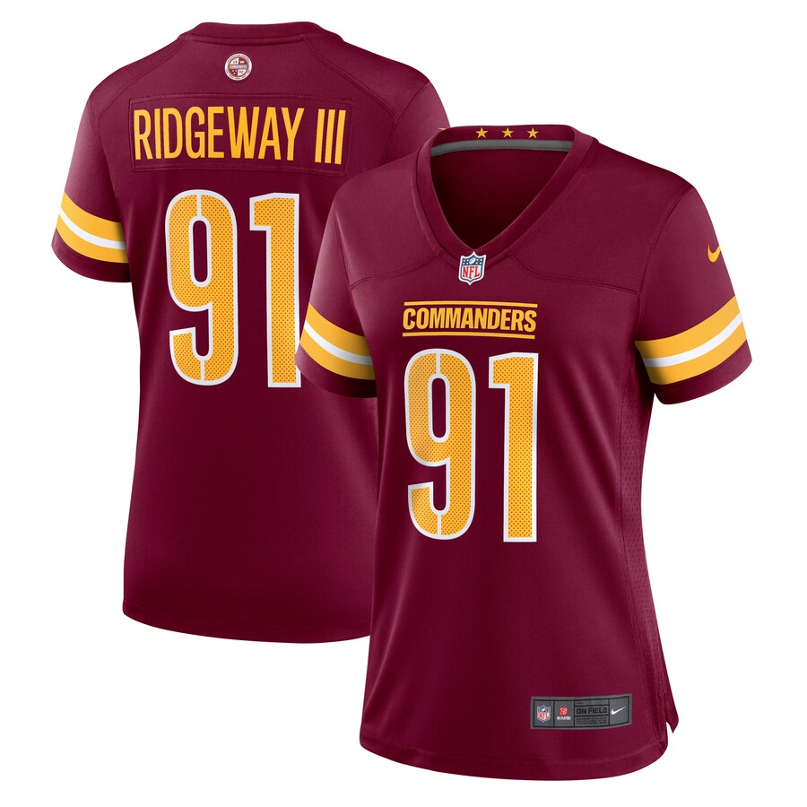 Women's Washington Commanders John Ridgeway Nike  Burgundy  Game Jersey - Jersey