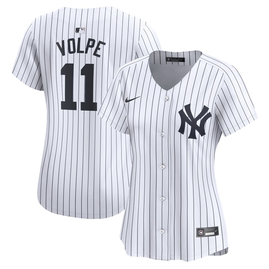 Women's New York Yankees Anthony Volpe Nike White Home Limited Player Jersey - Jersey
