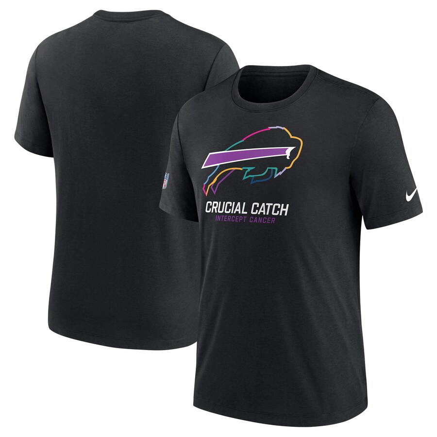 Men's Buffalo Bills Nike Black 2024 NFL Crucial Catch T-Shirt - Jersey