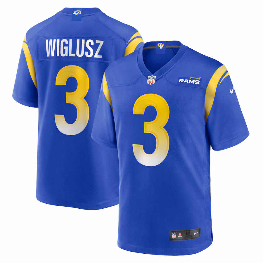 Men's Los Angeles Rams Sam Wiglusz Nike  Royal Game Jersey - Jersey