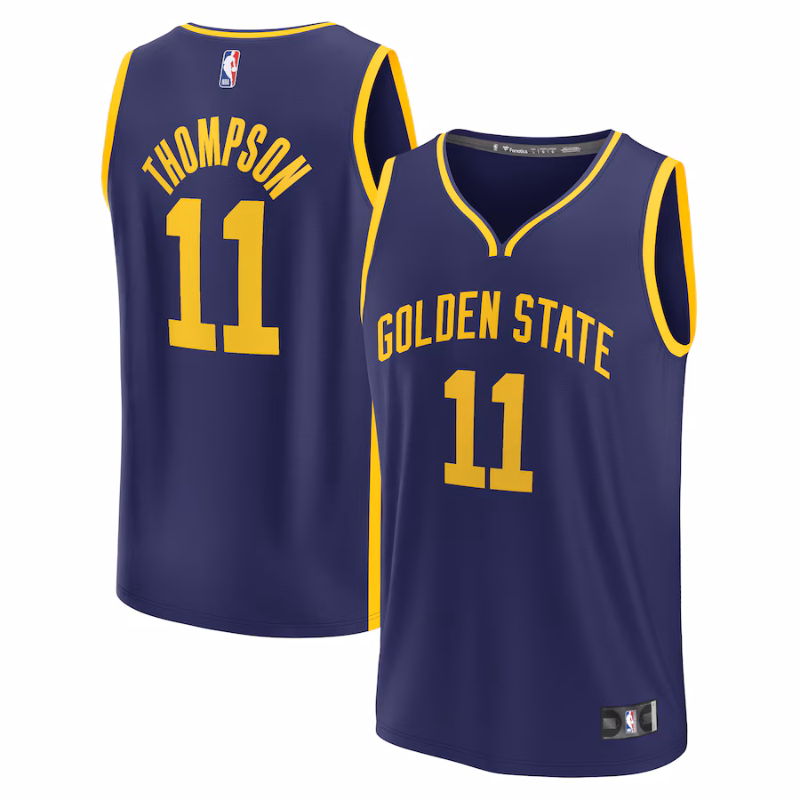 Youth Golden State Warriors Klay Thompson Fanatics Navy Fast Break Player Jersey - Statement Edition - Jersey