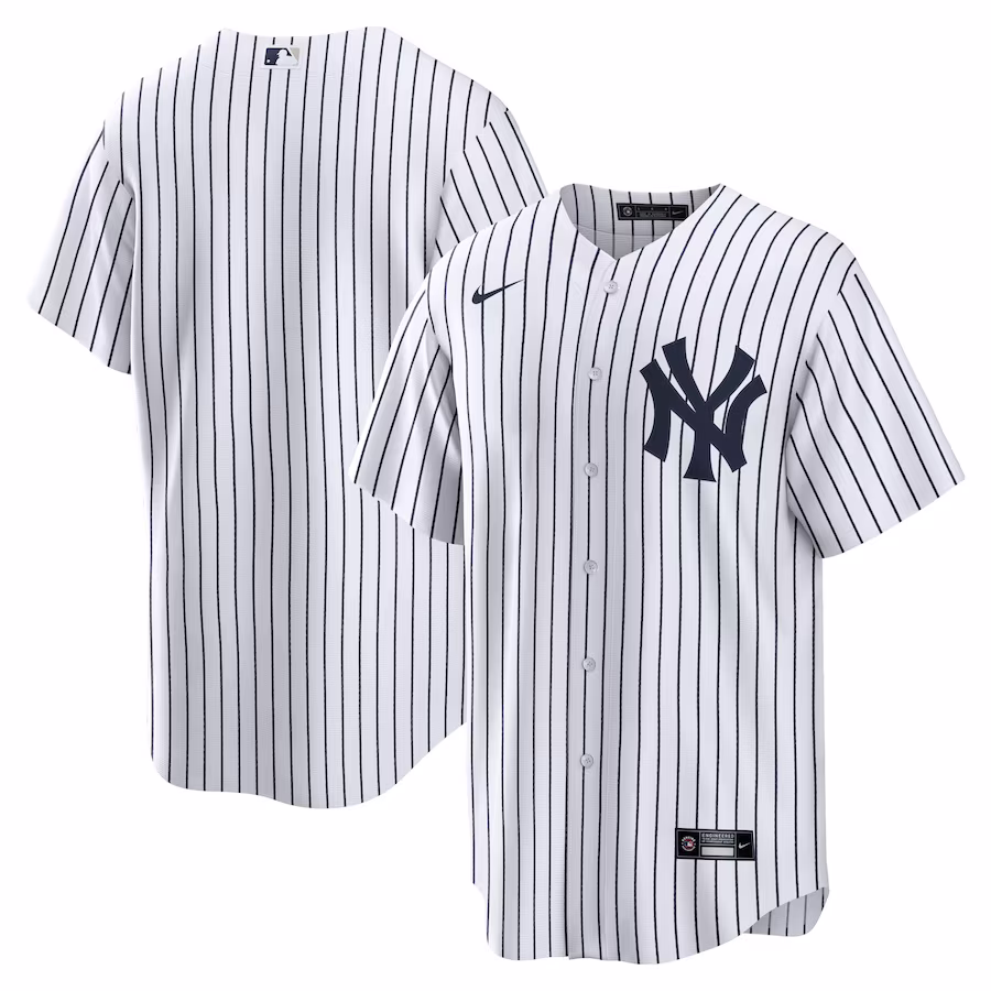 Men's New York Yankees Nike White Home Replica Team Jersey - Jersey