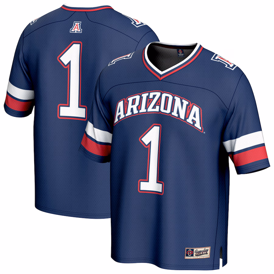 Youth GameDay Greats #1 Navy Arizona Wildcats Collegiate Football Fashion Jersey - Jersey