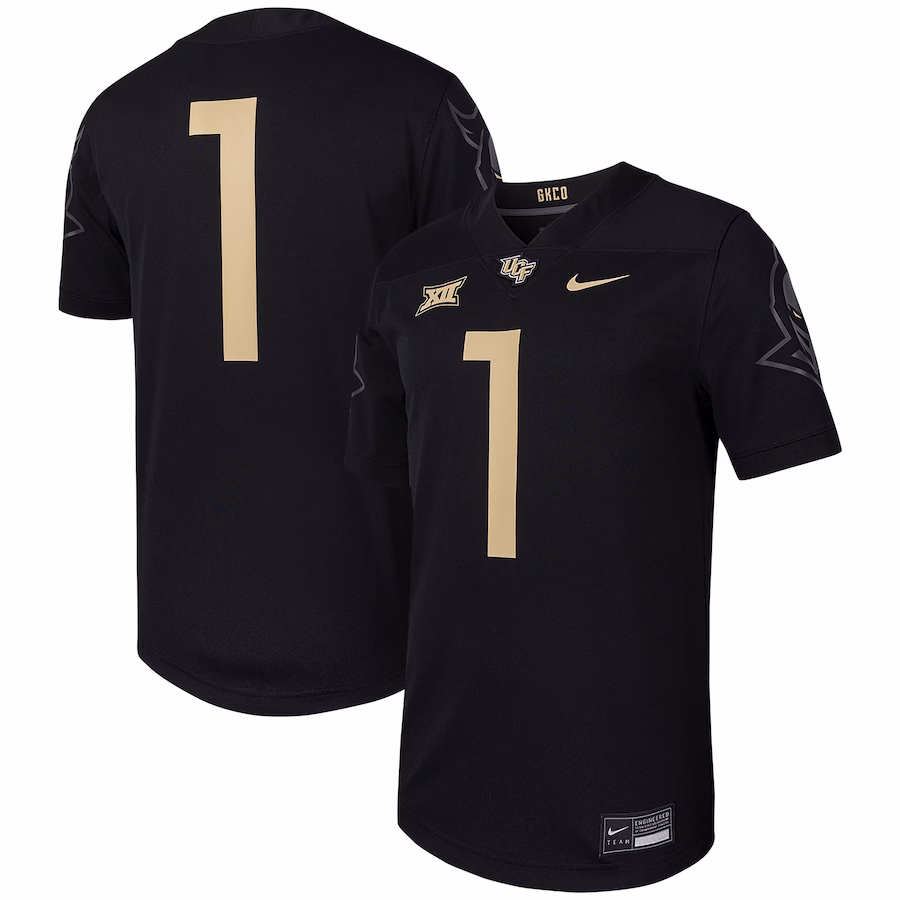 #1 UCF Knights Nike Untouchable Football Replica Jersey - Black - Jersey