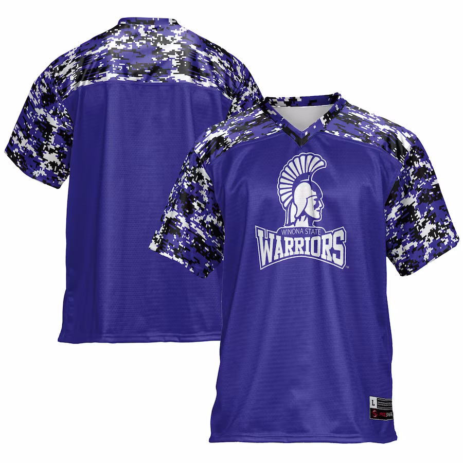 Winona State Warriors GameDay Greats Football Jersey - Purple - Jersey