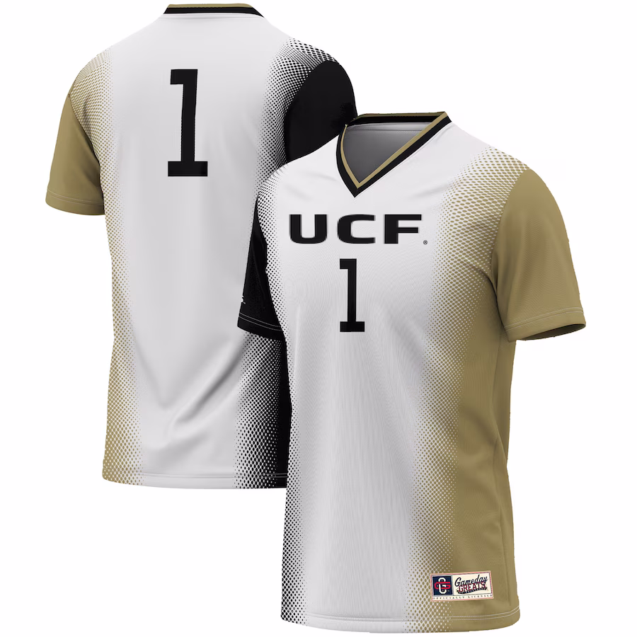 #1 UCF Knights GameDay Greats Youth  Lightweight Women's Soccer Jersey - White - Jersey