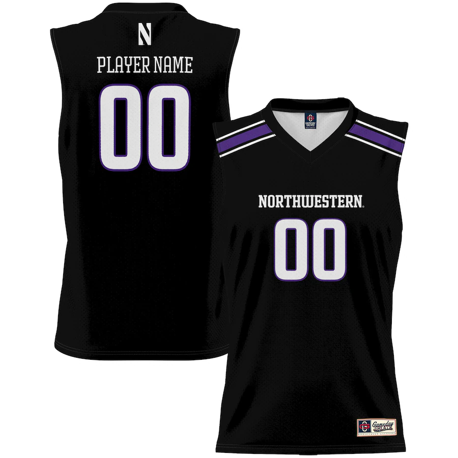 Northwestern Wildcats GameDay Greats Unisex Lightweight NIL Pick-A-Player Women's Basketball Jersey - Black - Jersey