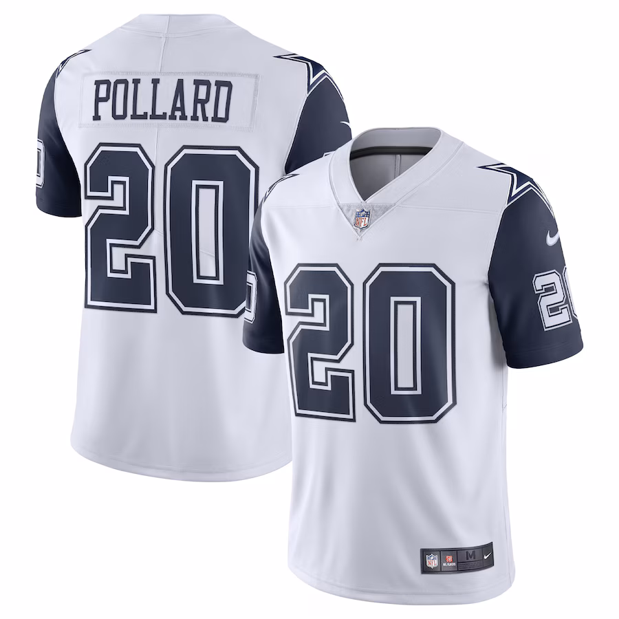 Men's Dallas Cowboys Tony Pollard Nike White Vapor Limited Jersey - Jersey