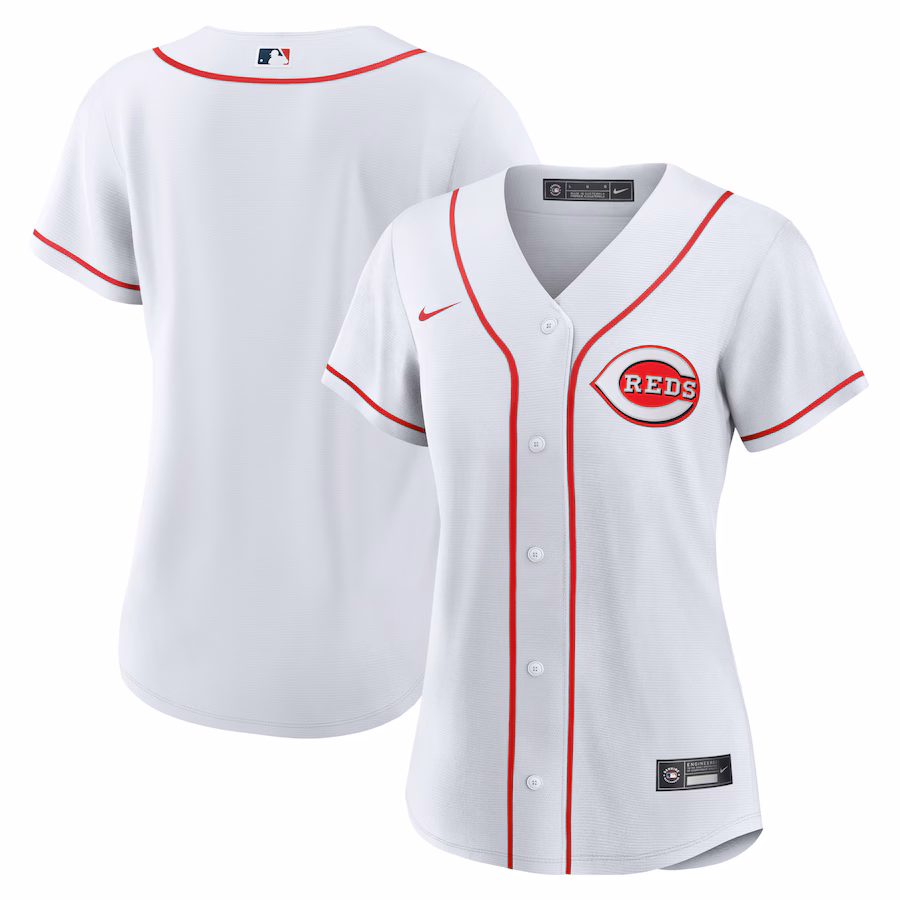 Women's Cincinnati Reds Nike White Home Blank Replica Jersey - Jersey