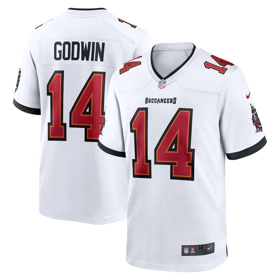 Men's Tampa Bay Buccaneers Chris Godwin Nike  White White Game Jersey - Jersey