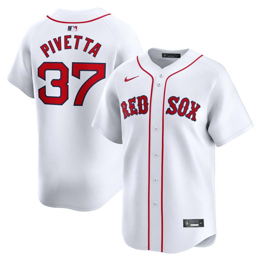 Men's Boston Red Sox Nick Pivetta Nike White Home Limited Player Jersey - Jersey