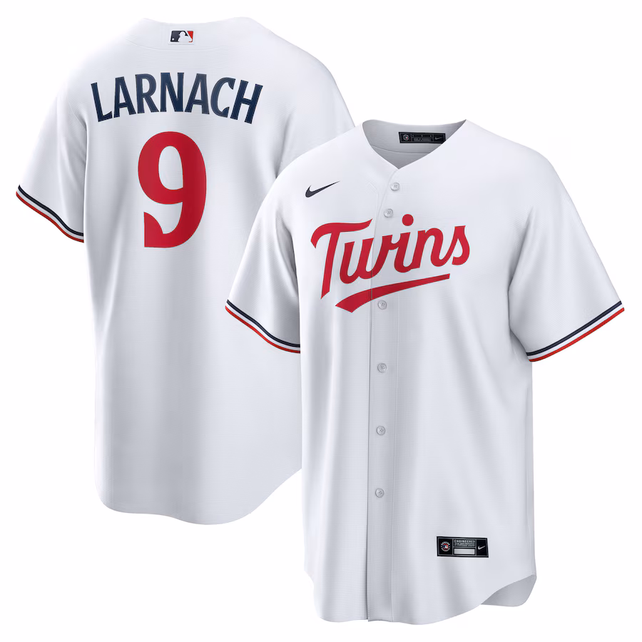 Men's Minnesota Twins Trevor Larnach Nike White Home Replica Jersey - Jersey