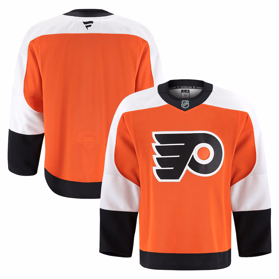 Men's Philadelphia Flyers Fanatics Orange Home Authentic Pro Jersey - Jersey