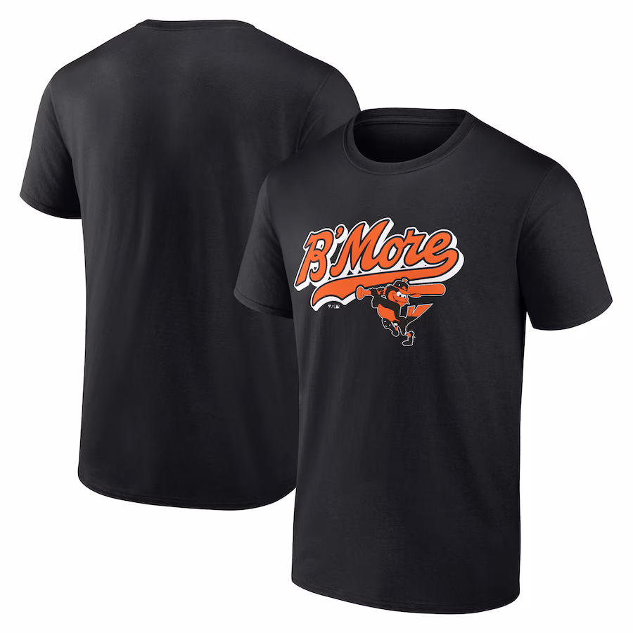 Men's Baltimore Orioles Black B'More T-Shirt - Jersey