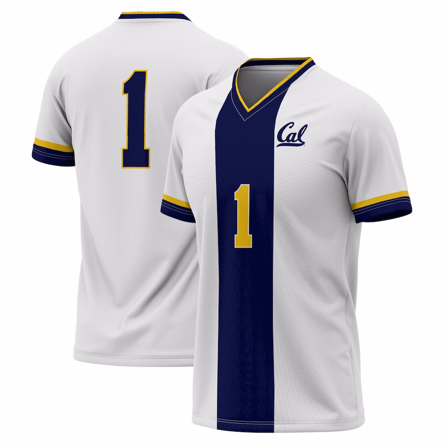 #1 Cal Bears GameDay Greats Youth Lightweight Soccer Fashion Jersey - White - Jersey