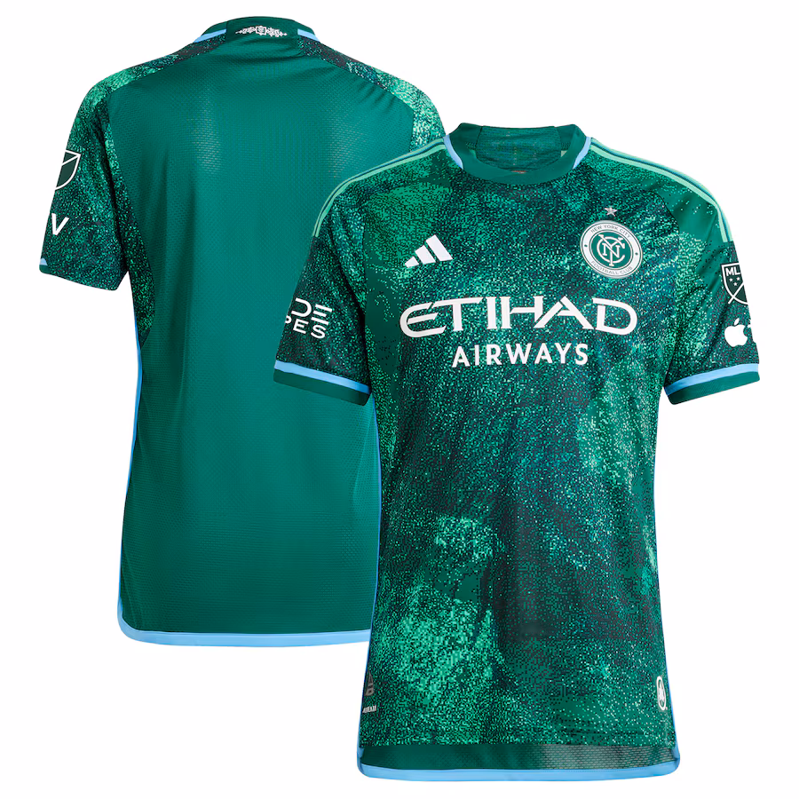 Men's New York City FC  adidas Green 2023 The Parks Authentic Jersey - Jersey