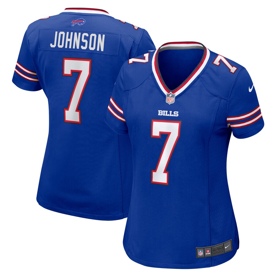 Women's Buffalo Bills Taron Johnson Nike Royal Game Player Jersey - Jersey