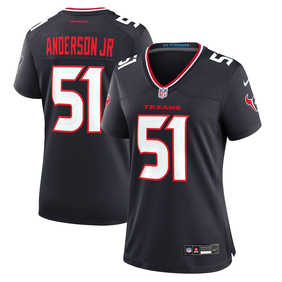 Women's Houston Texans Will Anderson Jr. Nike Navy Game Jersey - Jersey