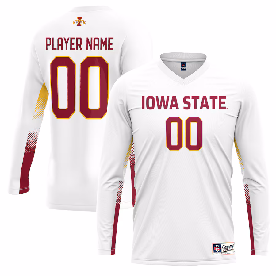 Iowa State Cyclones GameDay Greats Unisex NIL Lightweight Volleyball Jersey - White - Jersey