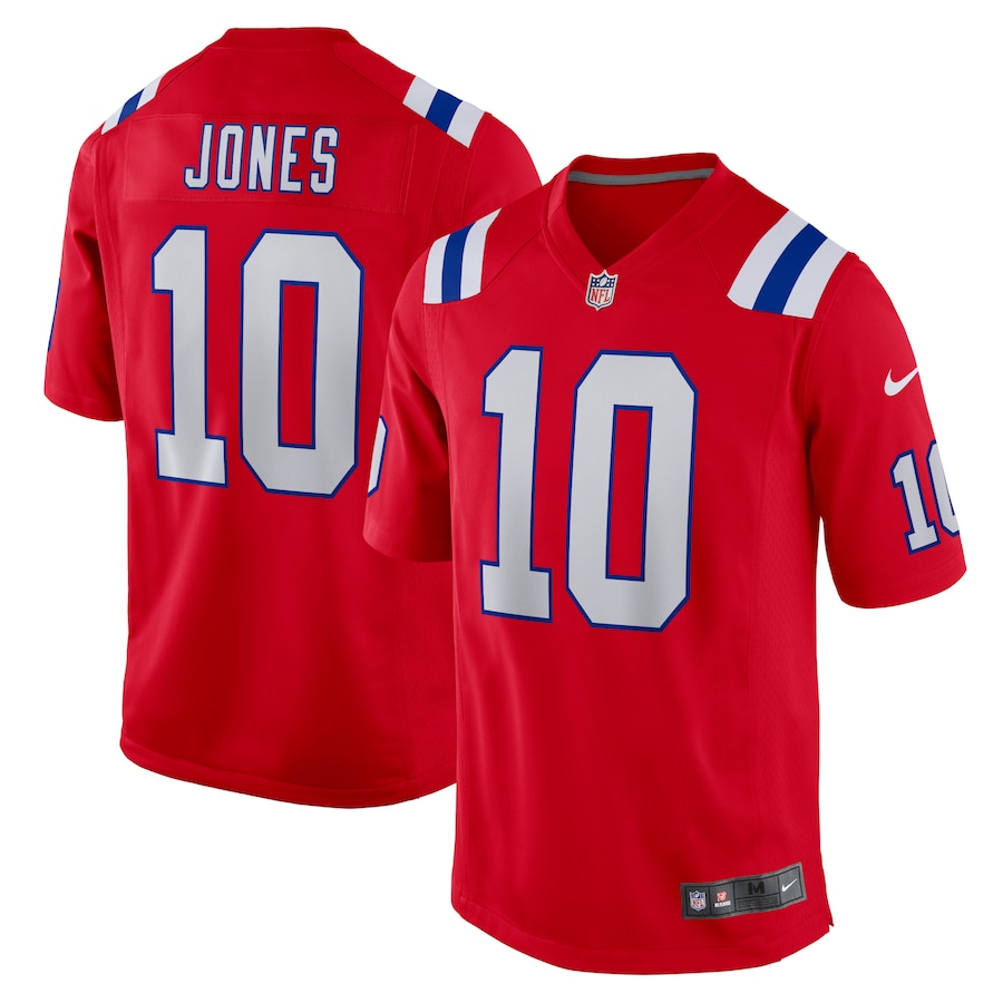 Youth New England Patriots Mac Jones Nike Red Game Jersey - Jersey