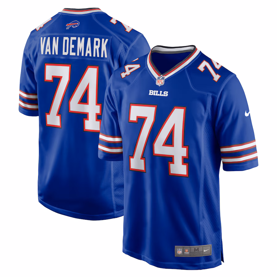 Men's Buffalo Bills Ryan Van Demark Nike Royal Game Player Jersey - Jersey
