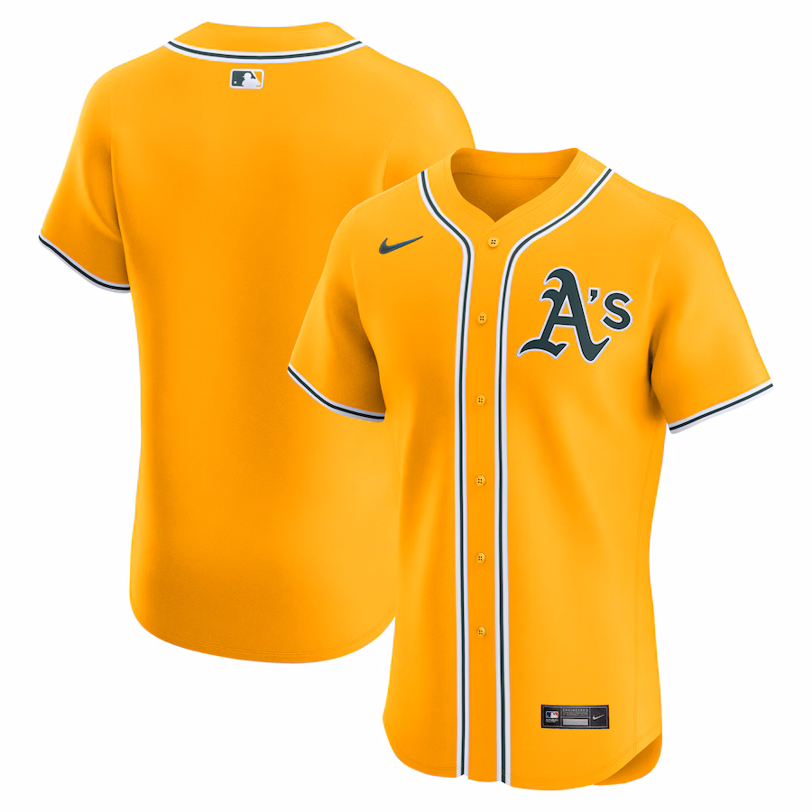 Men's Athletics Nike Gold Alternate 2 Elite Jersey - Jersey