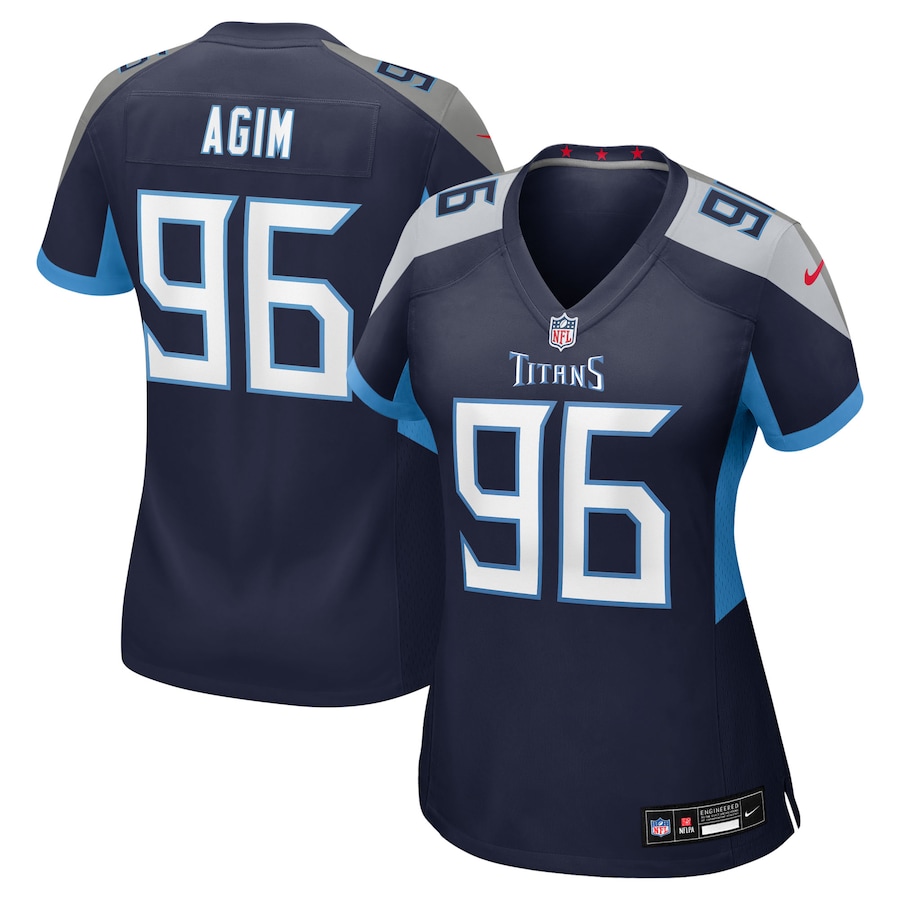 Women's Tennessee Titans McTelvin Agim Nike Navy Alternate Game Jersey - Jersey