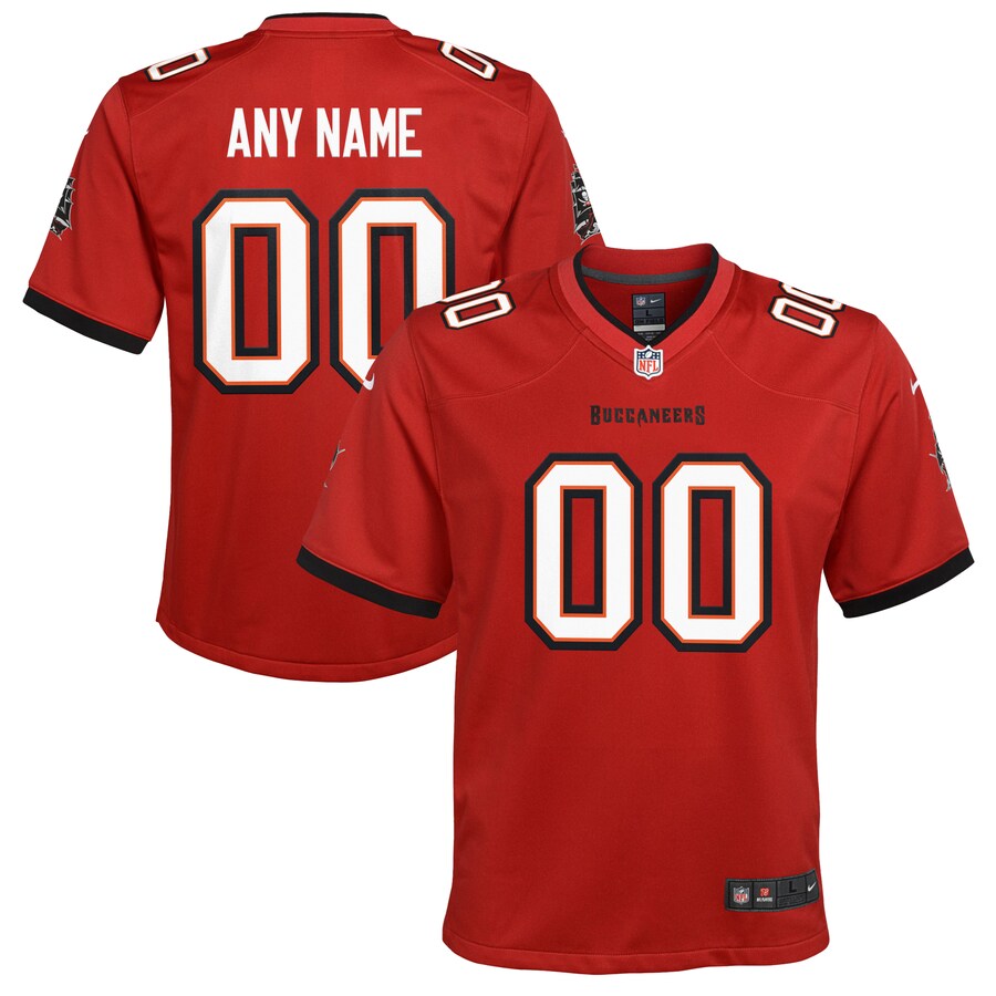 Youth Nike Tampa Bay Buccaneers Red Custom Game Jersey - Jersey