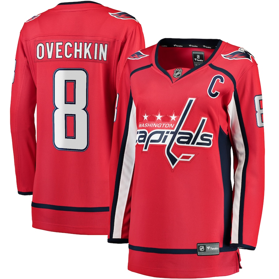 Women's Washington Capitals Alexander Ovechkin Fanatics Branded Red Home Breakaway Player Jersey - Jersey