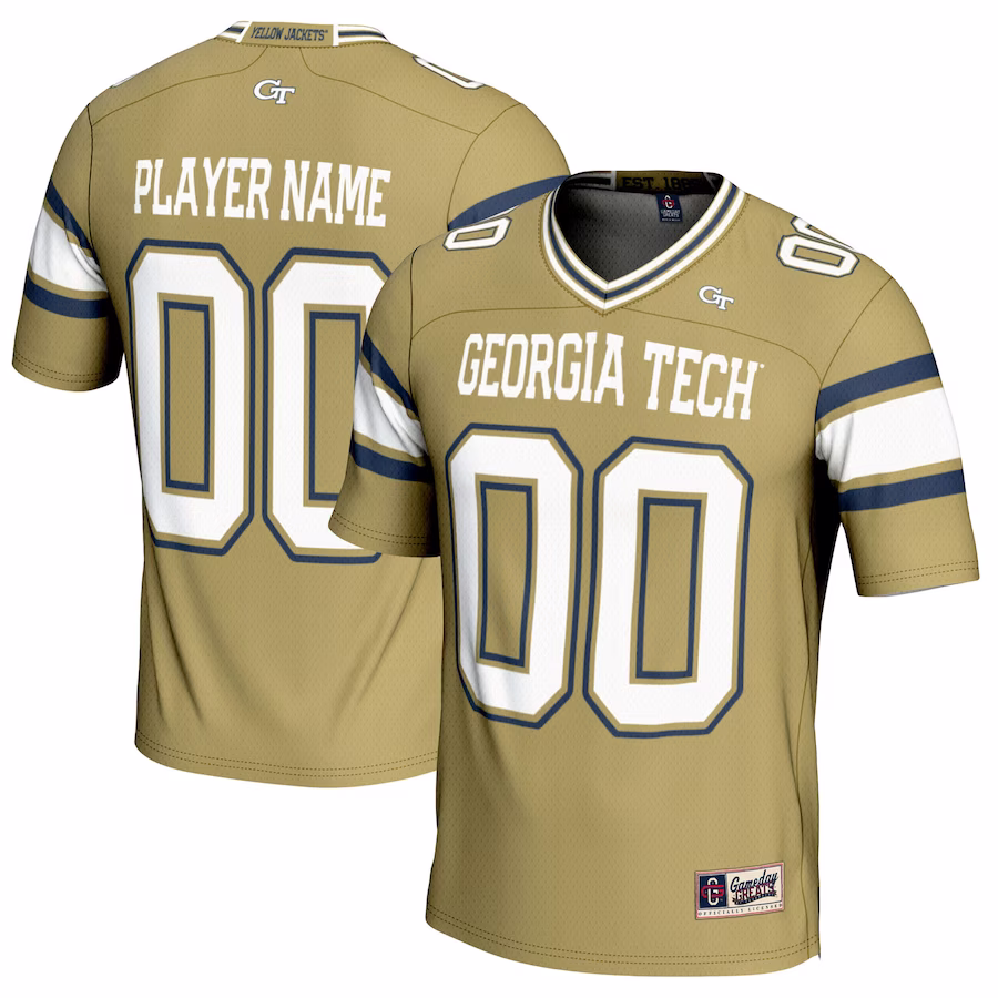 Georgia Tech Yellow Jackets GameDay Greats Youth NIL Pick-A-Player Football Jersey - Navy - Jersey