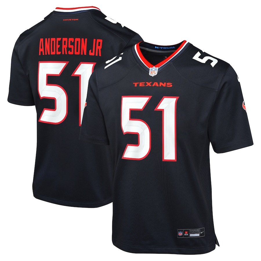 Youth Houston Texans Will Anderson Jr. Nike Navy Game Jersey - Jersey