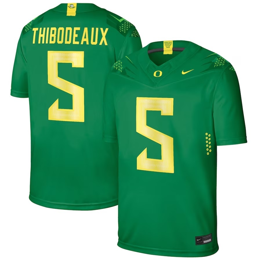 Kayvon Thibodeaux Oregon Ducks Nike Player Game Jersey - Green - Jersey