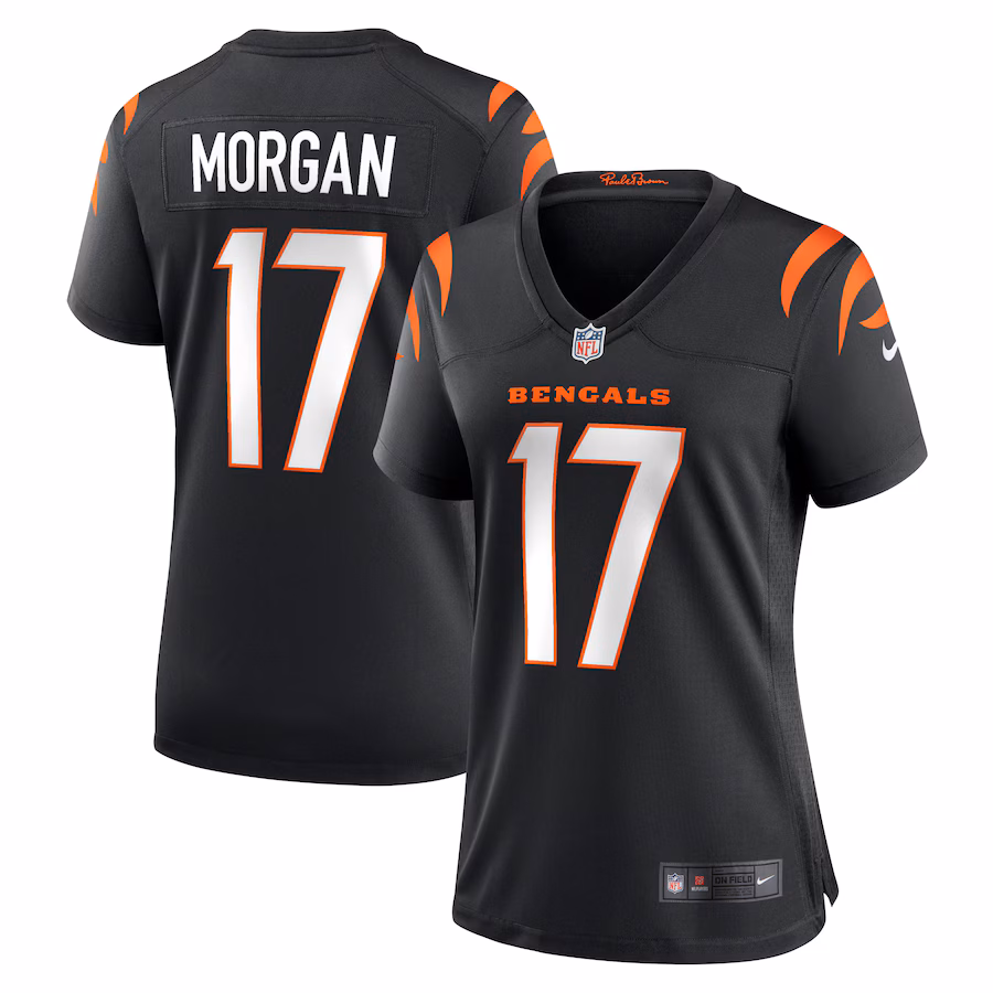 Women's Cincinnati Bengals Stanley Morgan Nike Black Player Game Jersey - Jersey