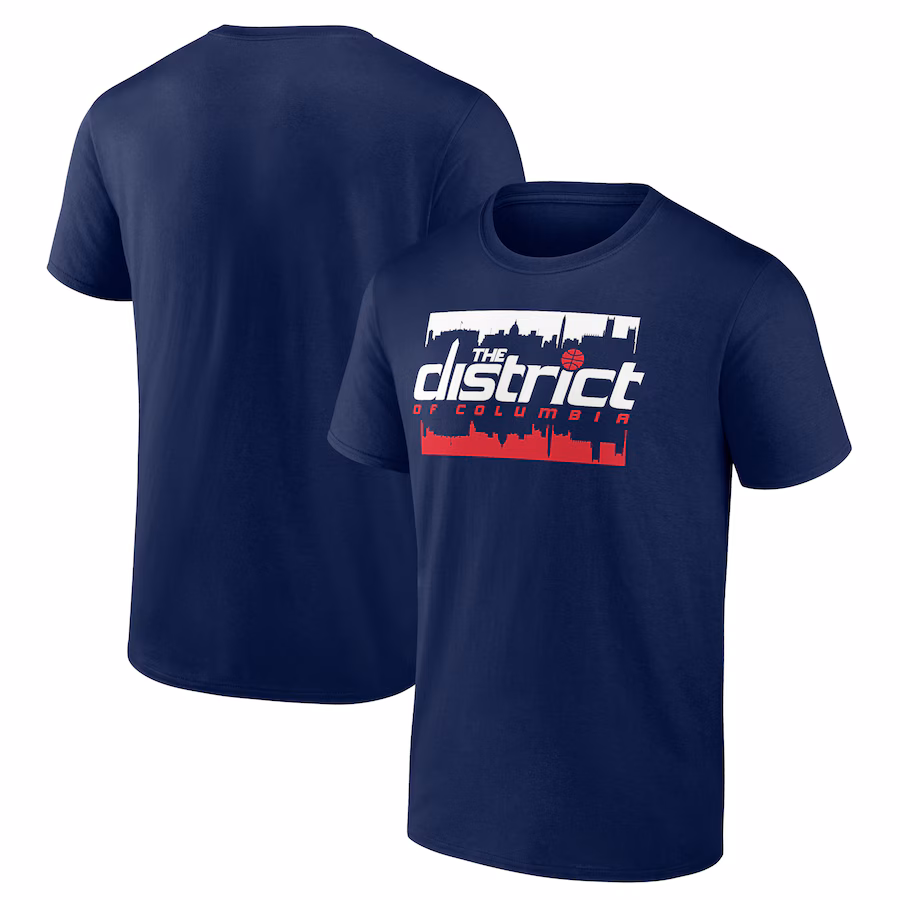 Men's Washington Wizards Navy Timeout T-Shirt - Jersey