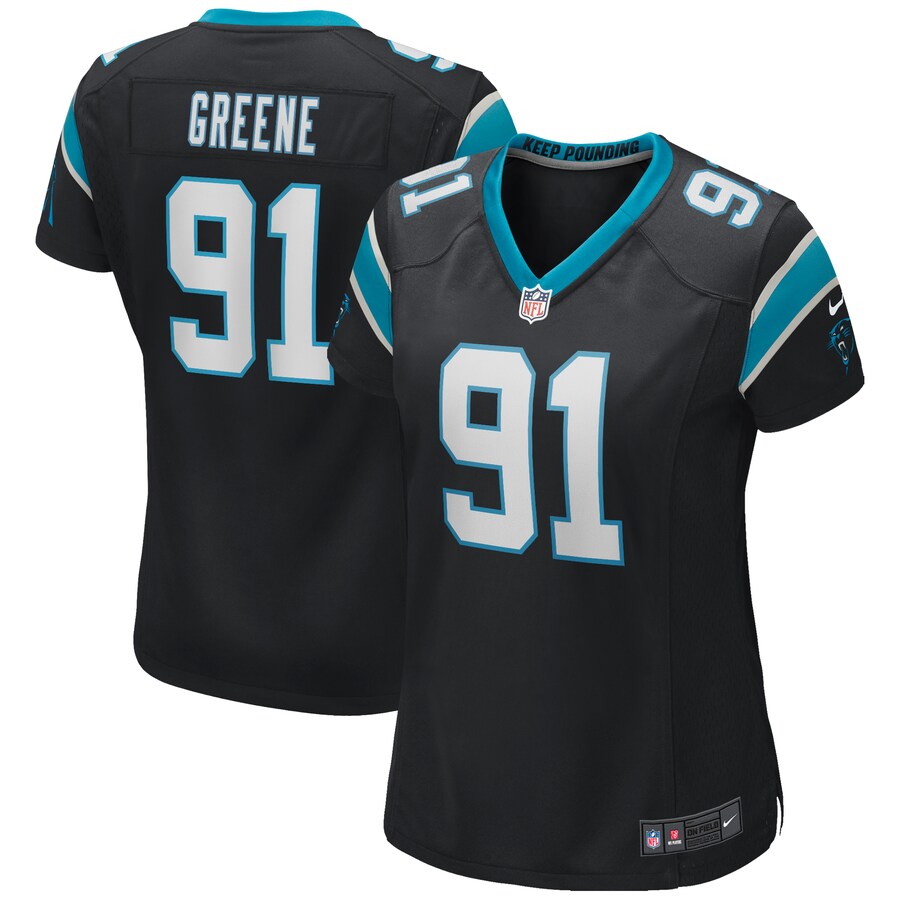 Women's Carolina Panthers Kevin Greene Nike Black Game Retired Player Jersey - Jersey