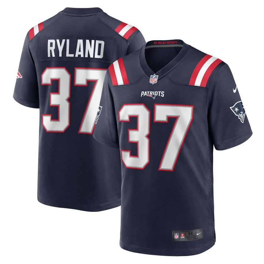 Men's New England Patriots Chad Ryland Nike  Navy Team Game Jersey - Jersey