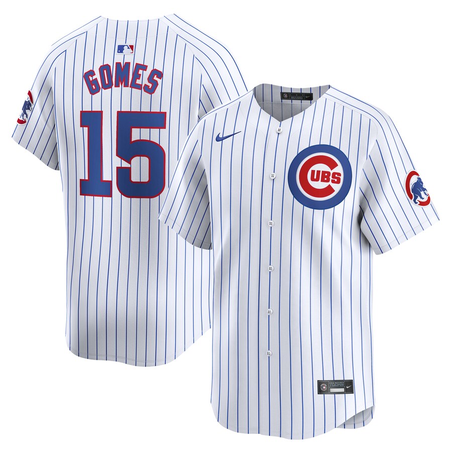 Men's Chicago Cubs Yan Gomes Nike White Home Limited Player Jersey - Jersey