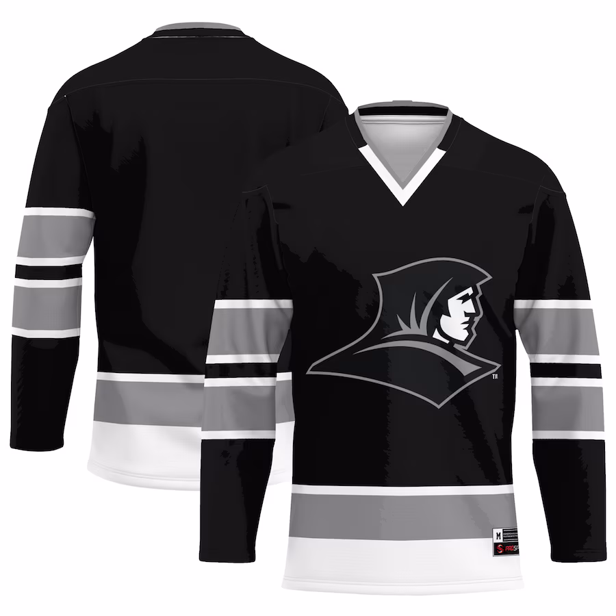 Men's GameDay Greats Black Providence Friars Hockey Jersey - Jersey