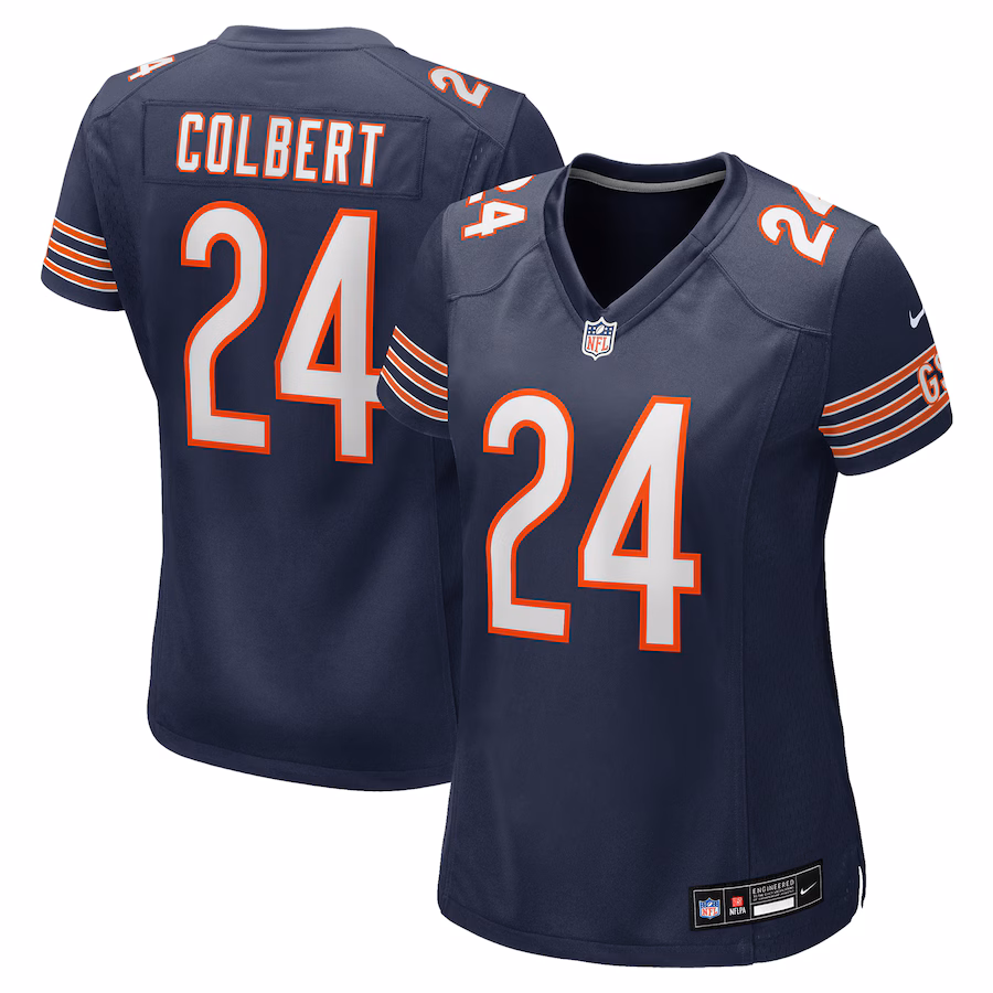 Women's Chicago Bears Adrian Colbert Nike Navy Team Game Jersey - Jersey