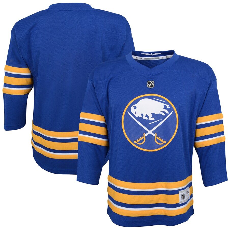 Youth Buffalo Sabres Blue Home Replica Blank Jersey - Jersey