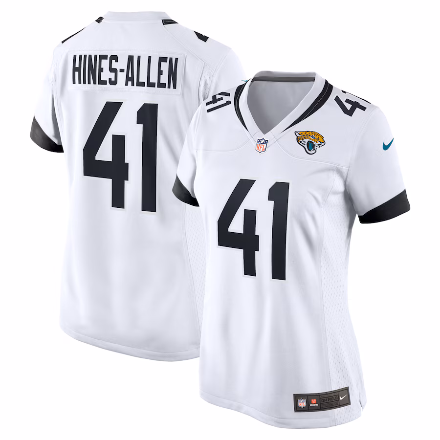 Women's Jacksonville Jaguars Josh Hines-Allen Nike White Player Game Jersey - Jersey