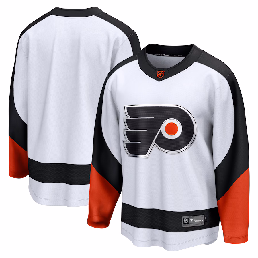 Men's Philadelphia Flyers Fanatics White Special Edition 2.0 Breakaway Blank Jersey - Jersey